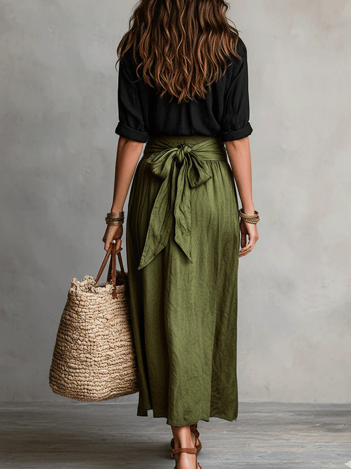 Women's Long Sleeve Midi Dress Ensemble (3)