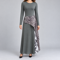 Riley | Women's Long-Sleeve Sweater Dress Maxi Boho
