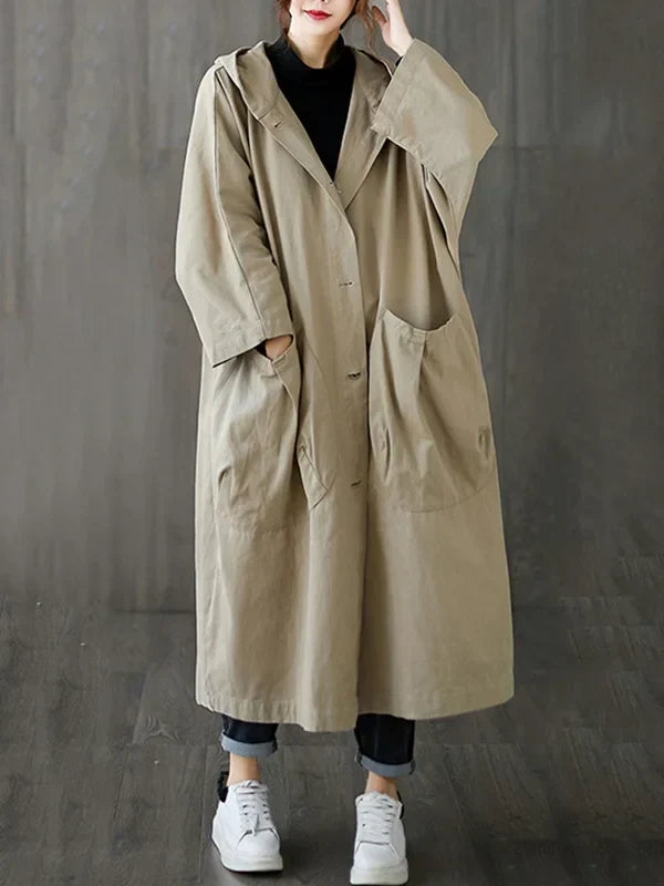 Women's Long Trenchcoat for All Seasons