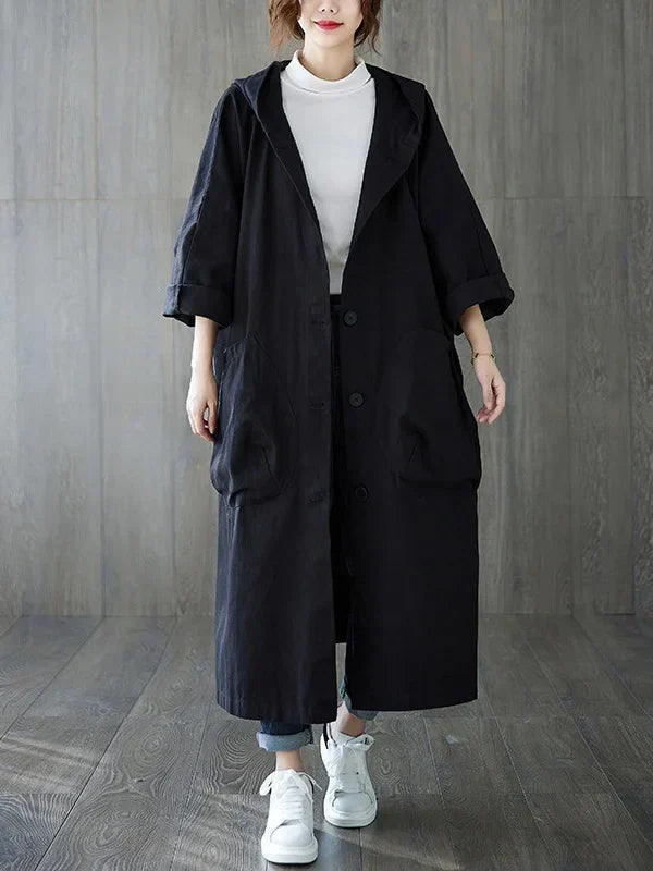 Women's Long Trenchcoat for All Seasons (3)