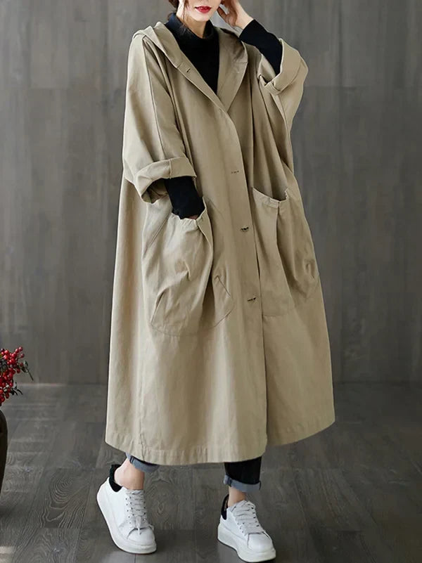 Women's Long Trenchcoat for All Seasons (7)