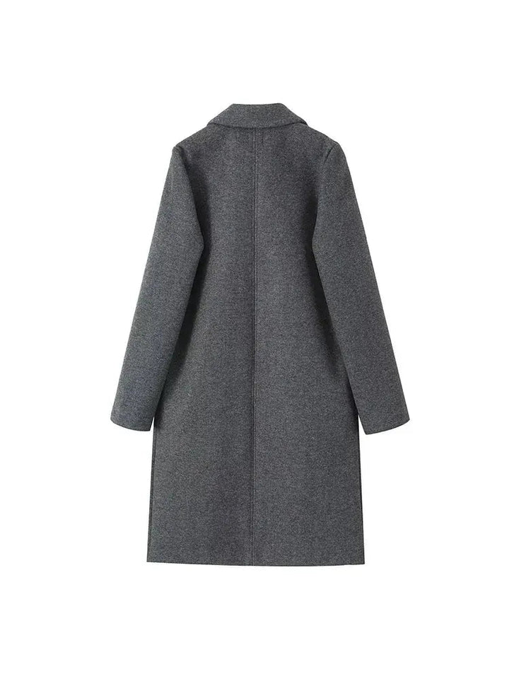 Women's Long Wool Coat for Fall (7)