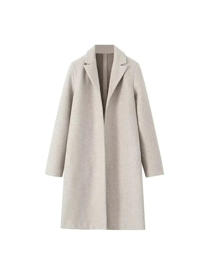 Women's Long Wool Coat for Fall (8)