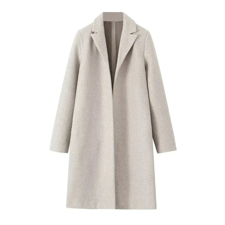 Women's Long Wool Coat for Fall (9)