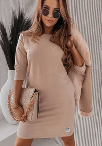 Layla | Women's Loose Fall Dress with Side Pockets