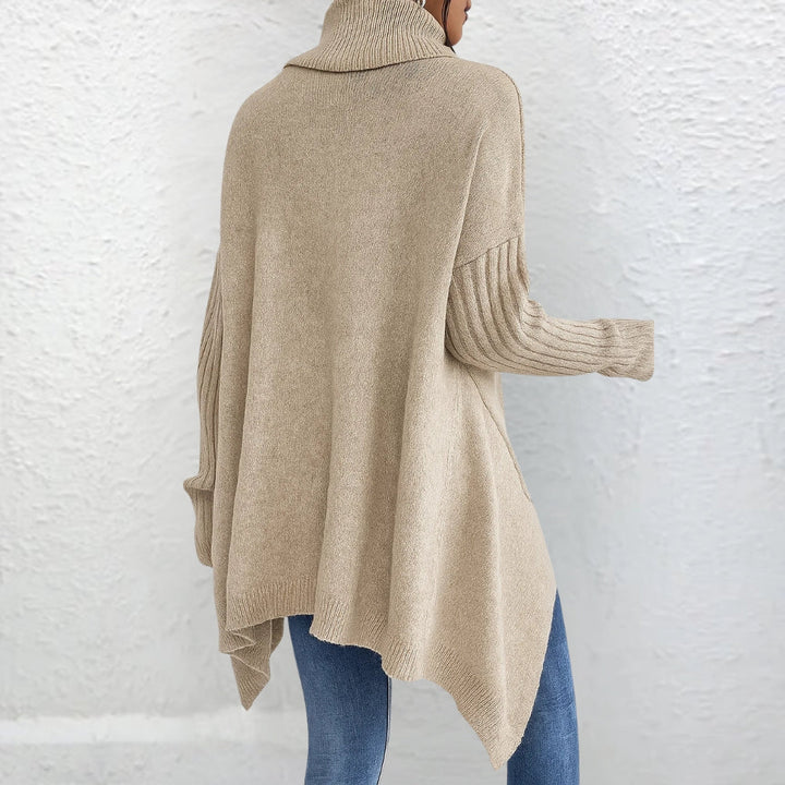 Women's Loose Turtleneck Pullover Sweater (6)