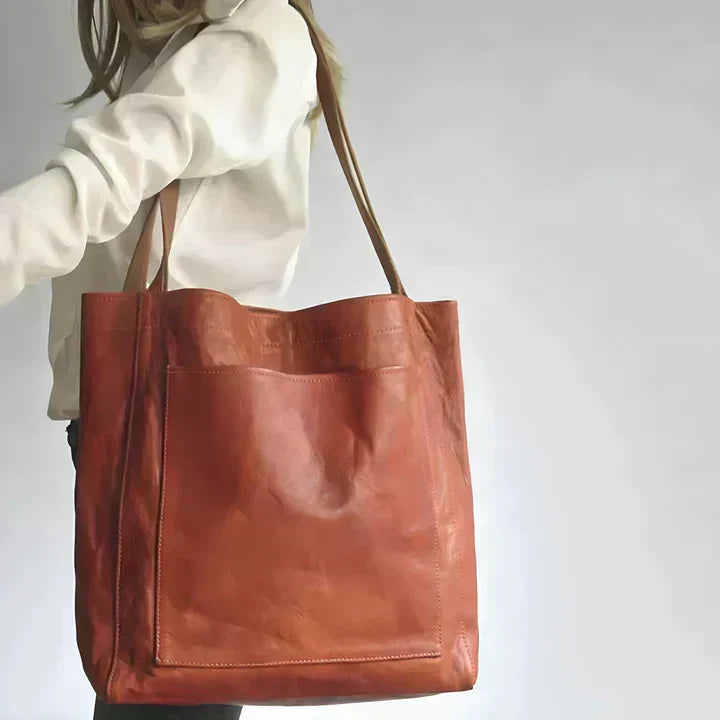 Women's Luxury Handbag Tote for Everyday Work in Brown