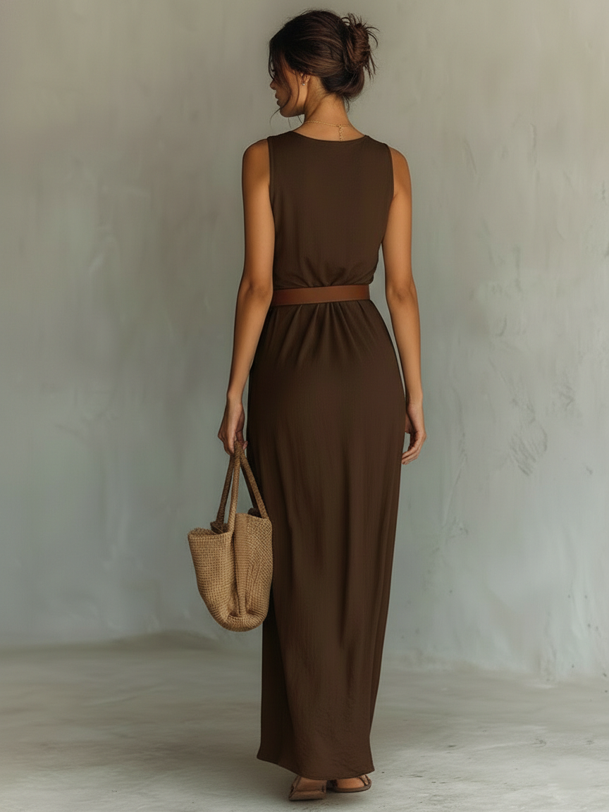 Women's Maxi Fall Wedding Guest Dress (2)