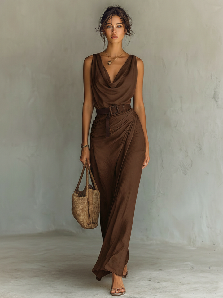 Women's Maxi Fall Wedding Guest Dress (5)