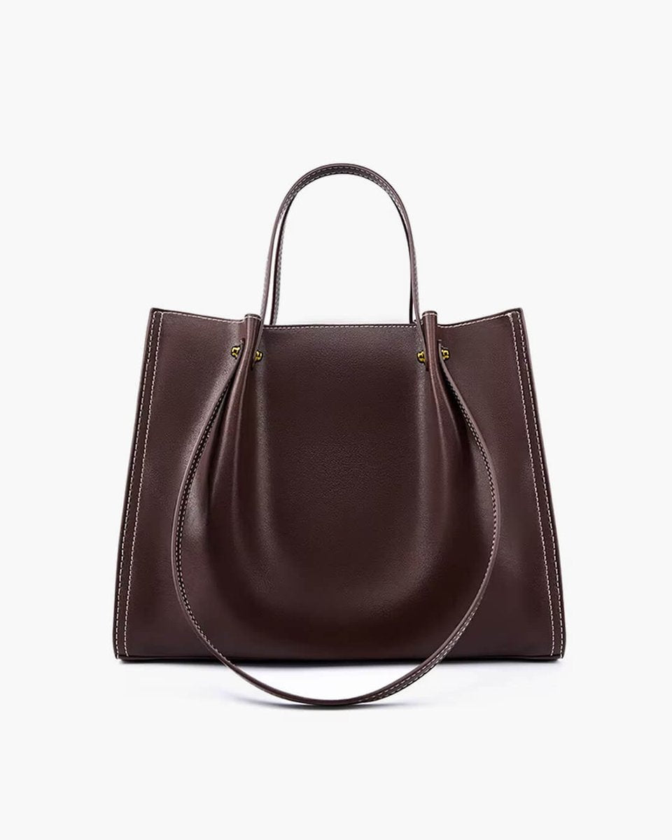 Women's Minimalist Vegan Leather Laptop Bag (3)