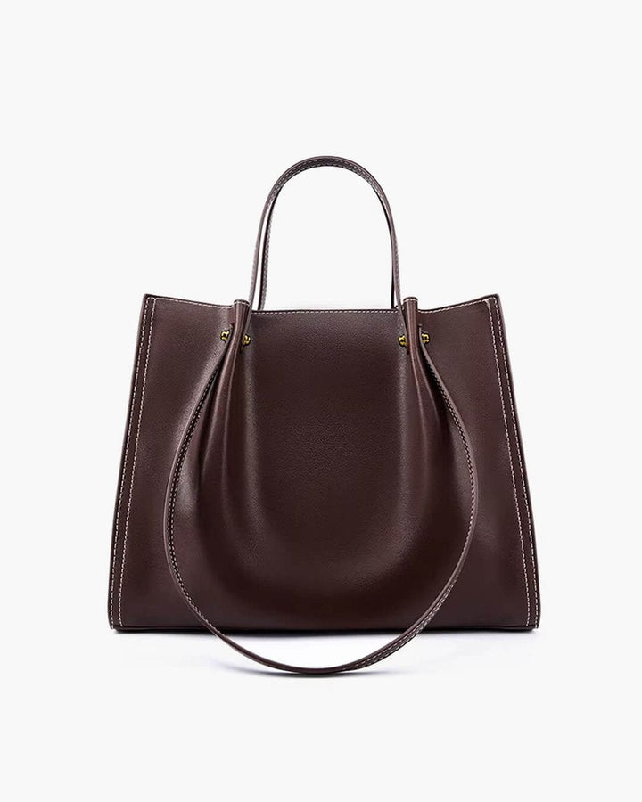Women's Minimalist Vegan Leather Laptop Bag (3)