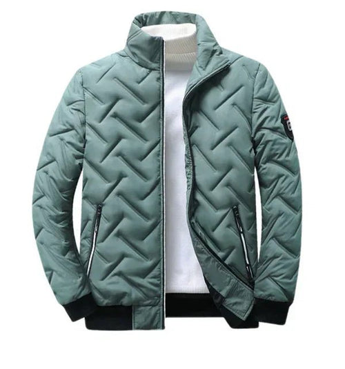 Women's Modern Lightweight Quilted Jacket in Green