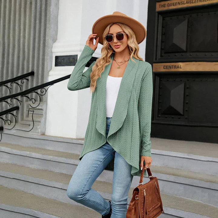 Women's Open-Front Knit Cardigan for Casual Layering (13)