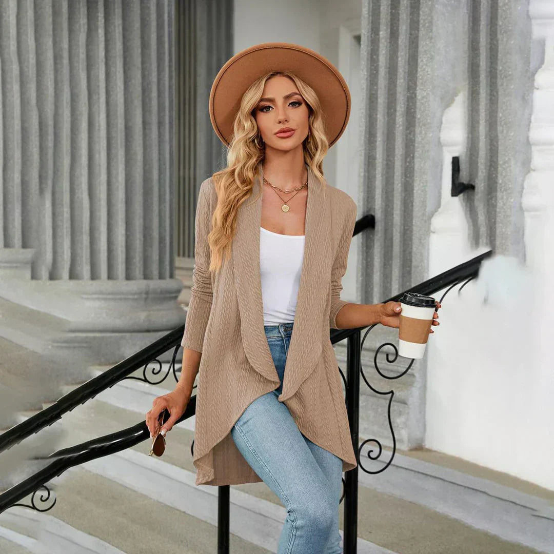 Women's Open-Front Knit Cardigan for Casual Layering (19)