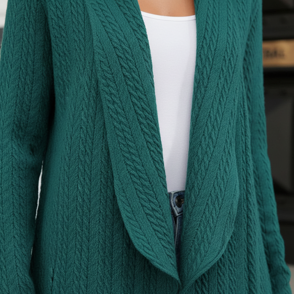 Women's Open-Front Knit Cardigan for Casual Layering (3)