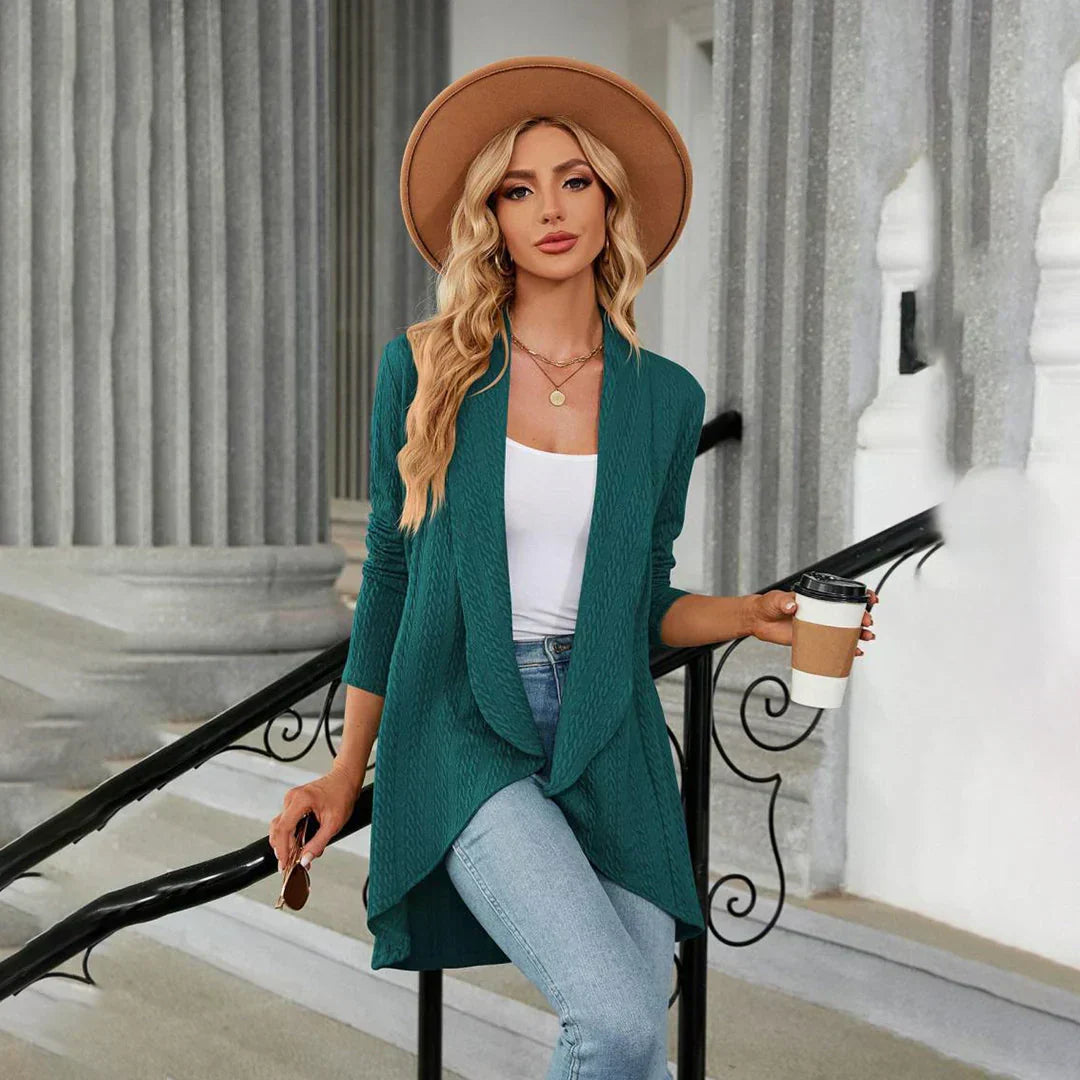 Women's Open-Front Knit Cardigan for Casual Layering (6)