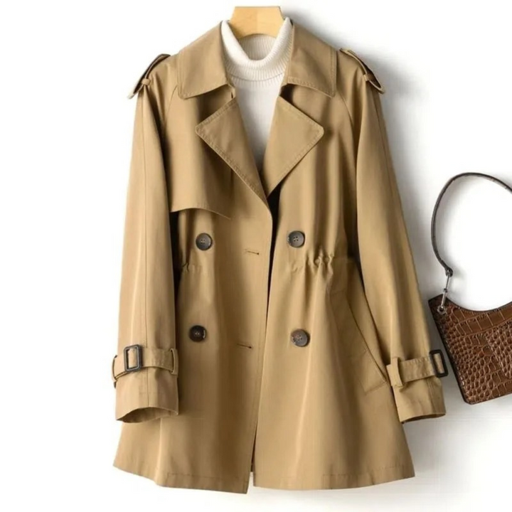Women's Oversized Casual Trench Coat for Everyday Comfort in Brown