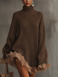 Evelyn | Women's Oversized Knitted Dress for Fall Cocktails