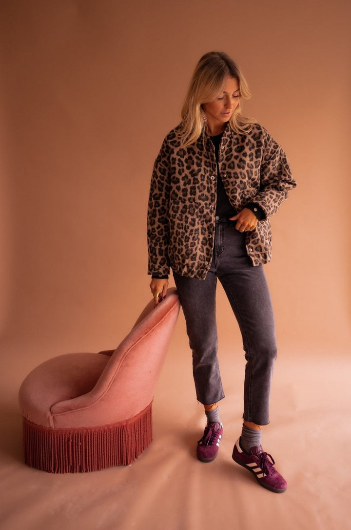 Women's Oversized Leopard Print Jacket (5)