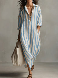 Zoey | Women's Oversized Long Sleeve Shirt Dress