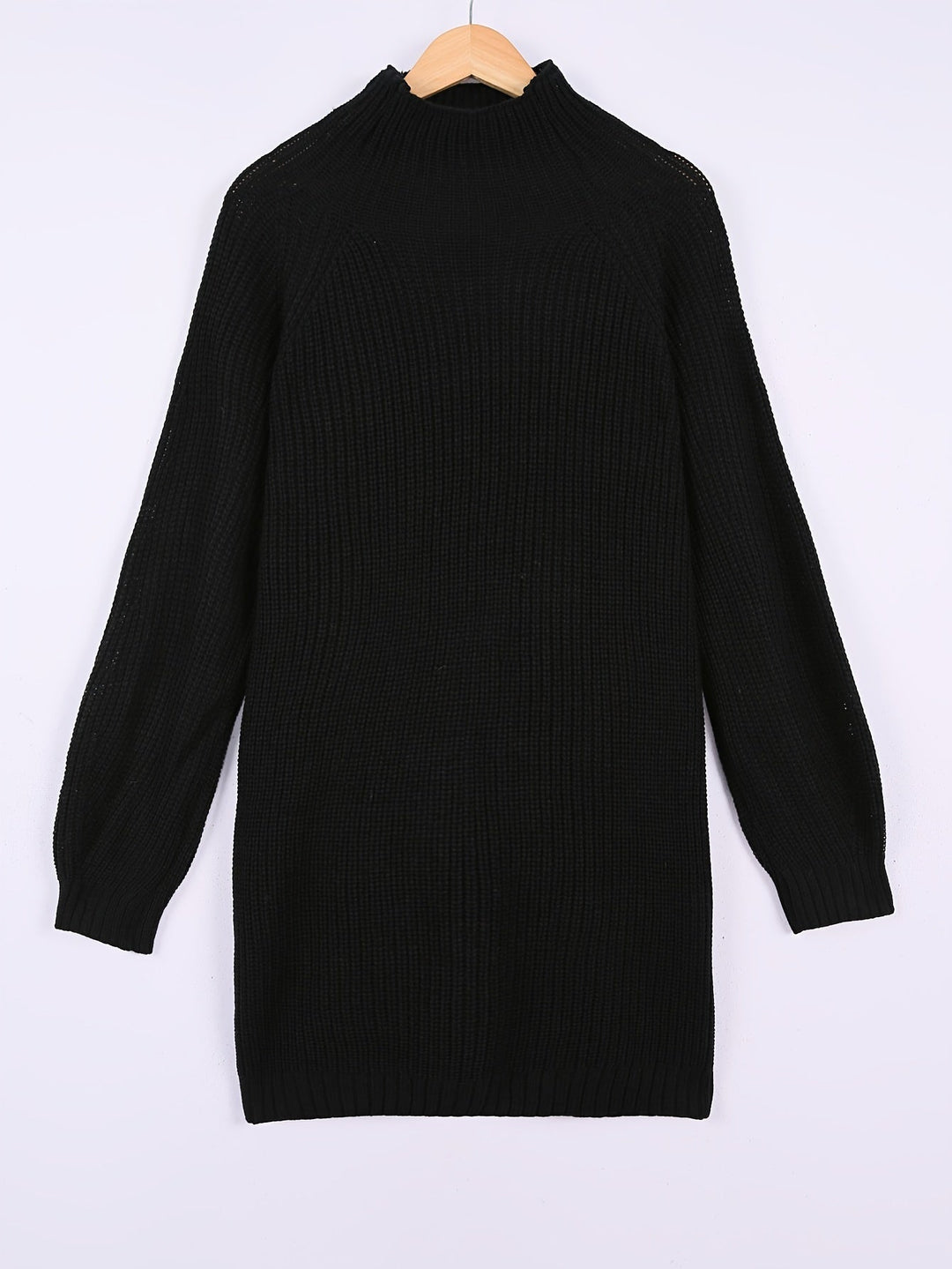 Women's Oversized Ribbed Sweater Dress (3)