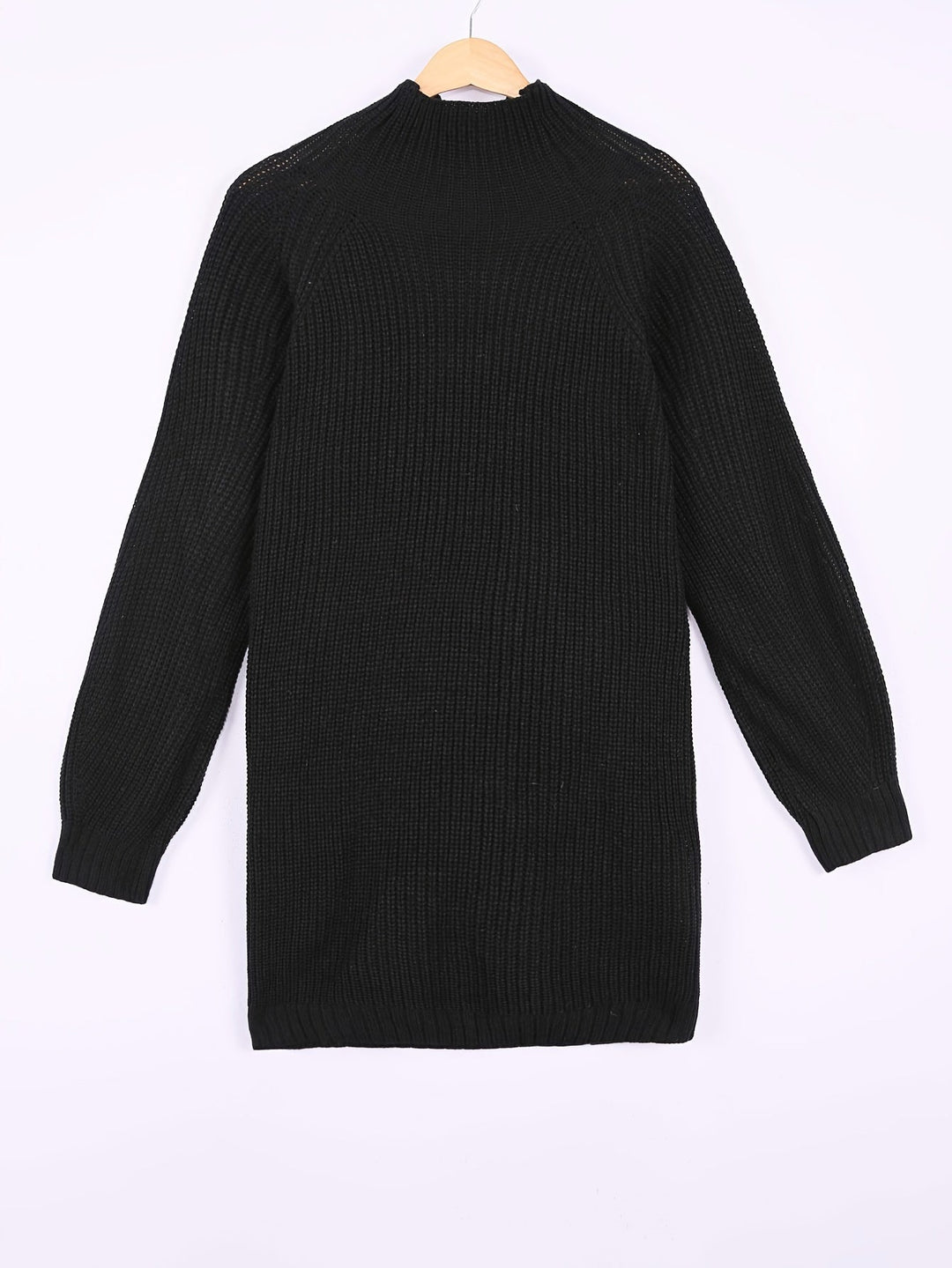 Women's Oversized Ribbed Sweater Dress (4)