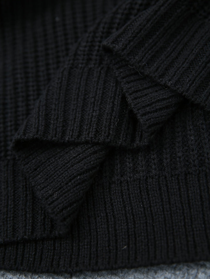 Women's Oversized Ribbed Sweater Dress (5)