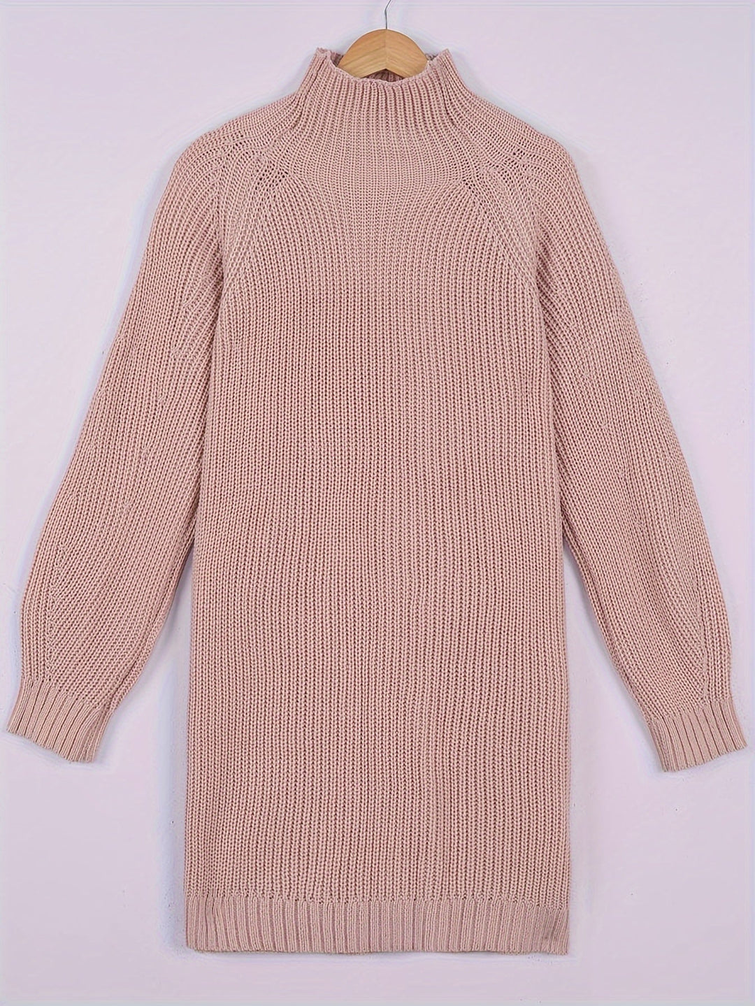 Women's Oversized Ribbed Sweater Dress (8)