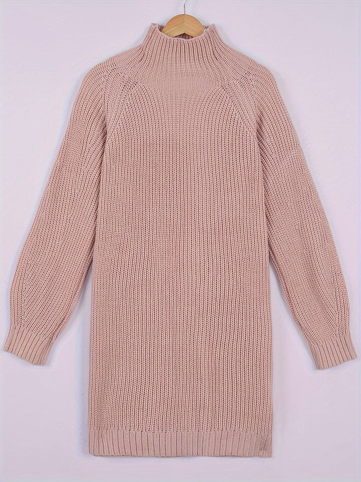 Women's Oversized Ribbed Sweater Dress (8)