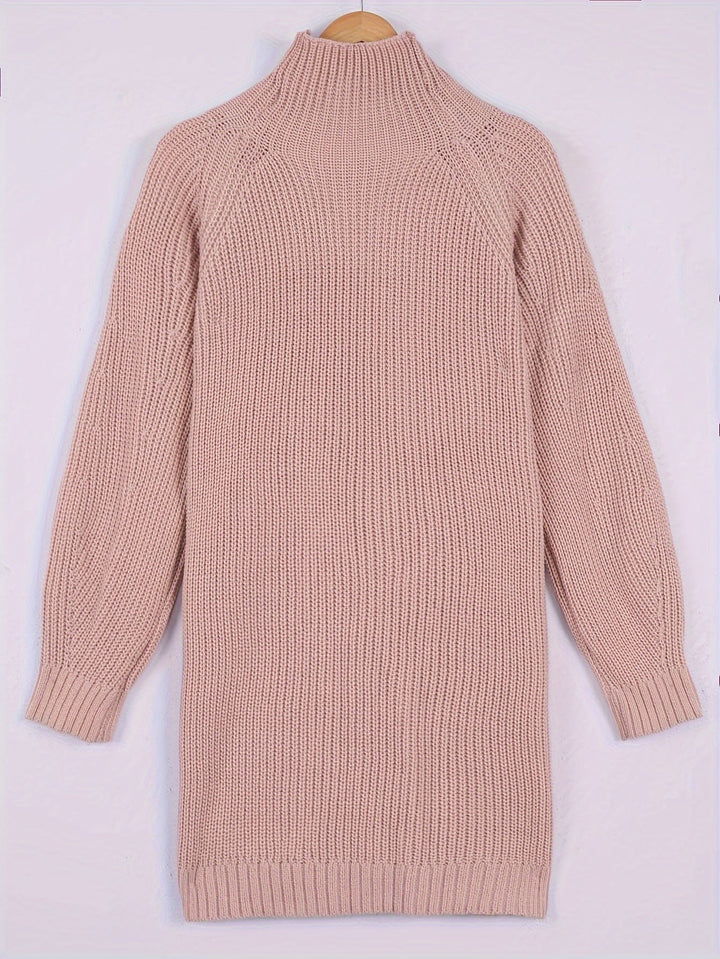 Women's Oversized Ribbed Sweater Dress (9)