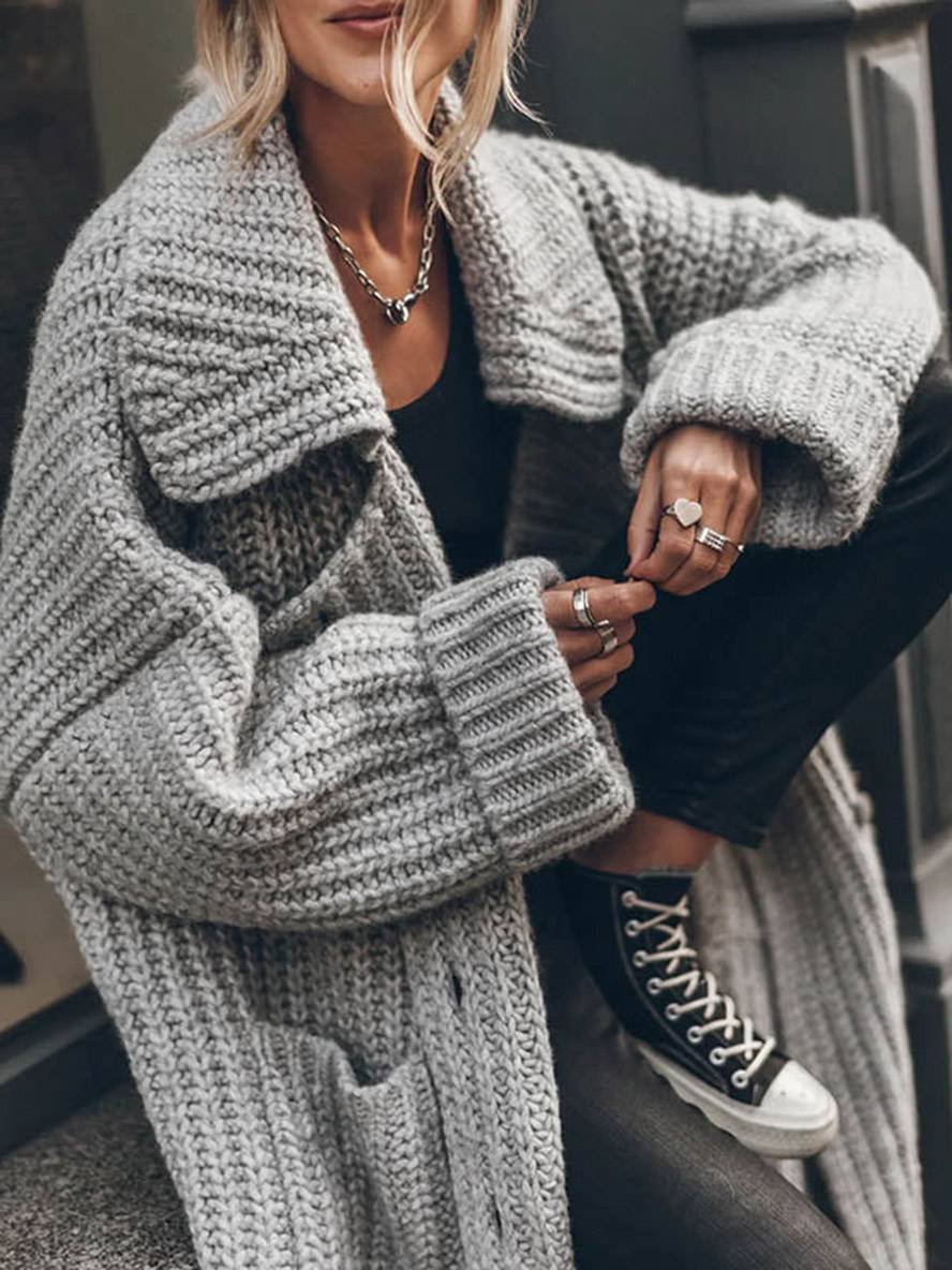 Women's Oversized Ugly Christmas Sweater Cardigan (5)