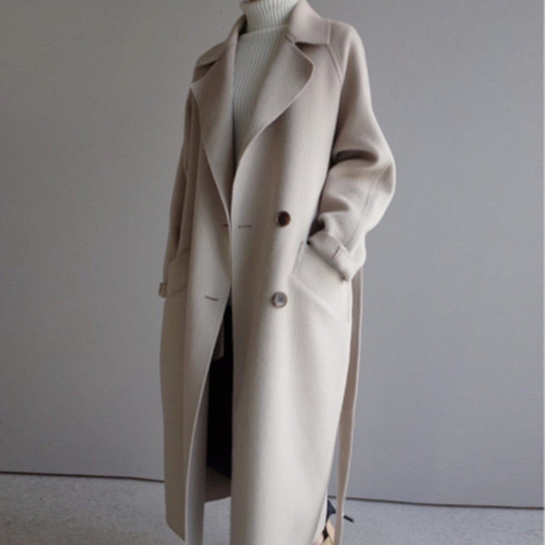 Women's Oversized Wool Coat for Fall