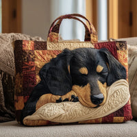 Camila | Women's Padded Everyday Tote with Dog Art