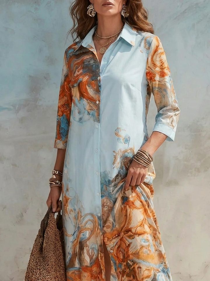Women's Paisley Maxi Dress for Fall Weddings (4)
