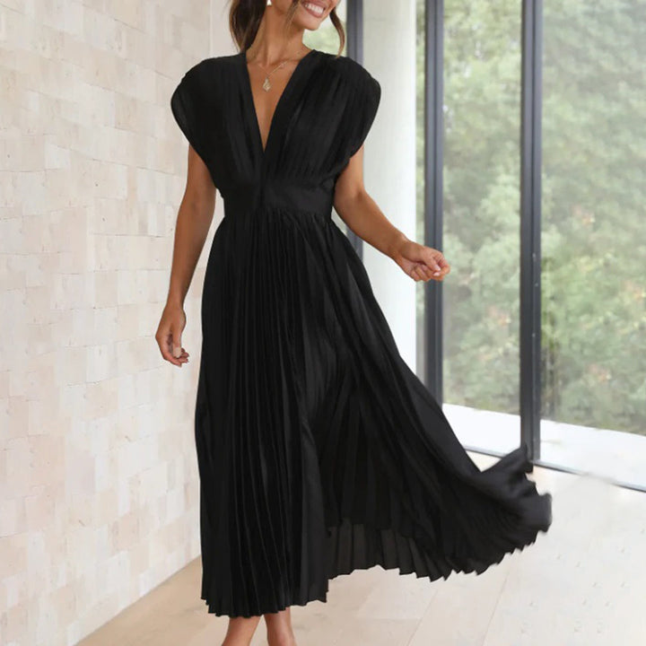Women's Party Dress for Wedding Guests in Black 1