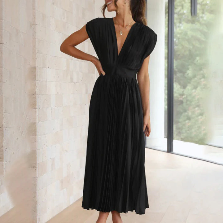 Women's Party Dress for Wedding Guests in Black 3