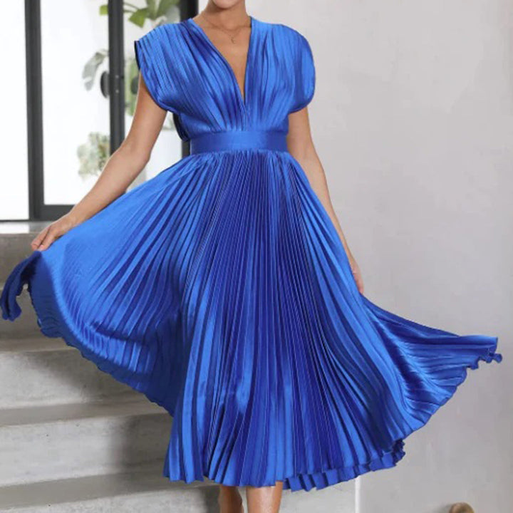 Women's Party Dress for Wedding Guests in Blue 1
