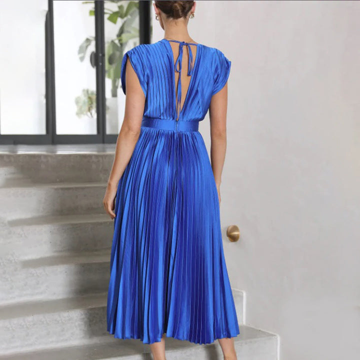 Women's Party Dress for Wedding Guests in Blue 2
