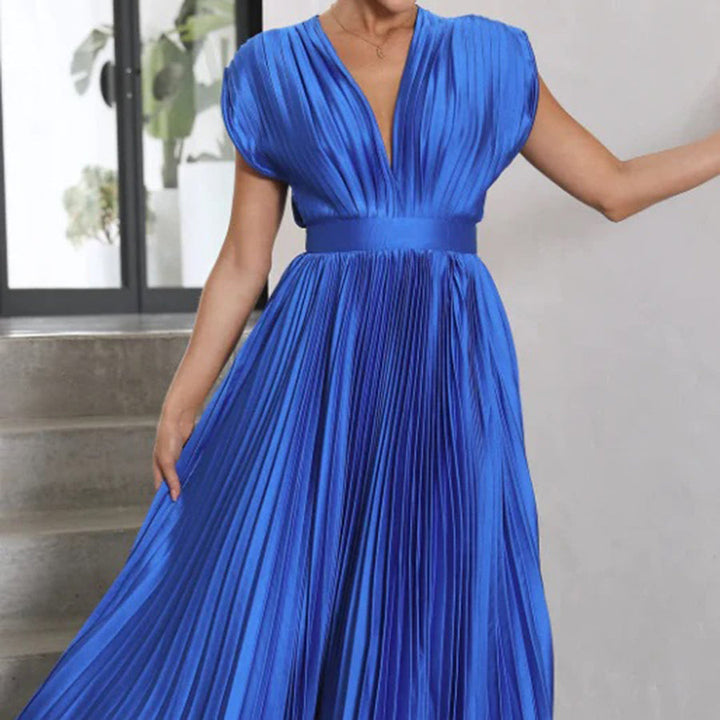 Women's Party Dress for Wedding Guests in Blue 3