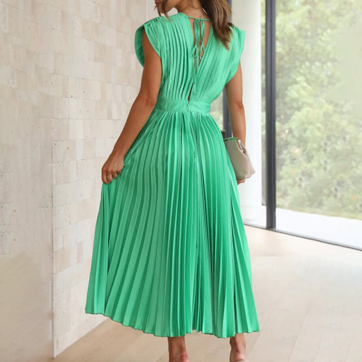 Women's Party Dress for Wedding Guests in Green 2