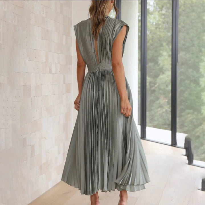 Women's Party Dress for Wedding Guests in Green 4