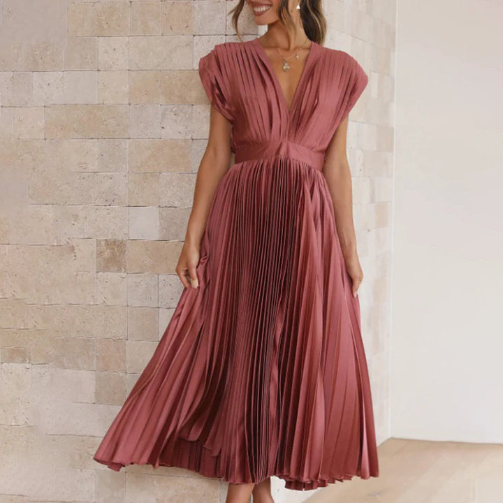 Women's Party Dress for Wedding Guests in Roségold