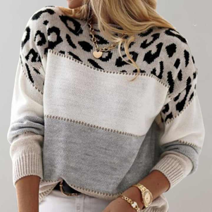 Women's Playful Patterned Knit Sweater (3)