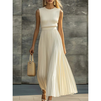 Elizabeth | Women's Pleated Skirt Blouse for Fall Weddings