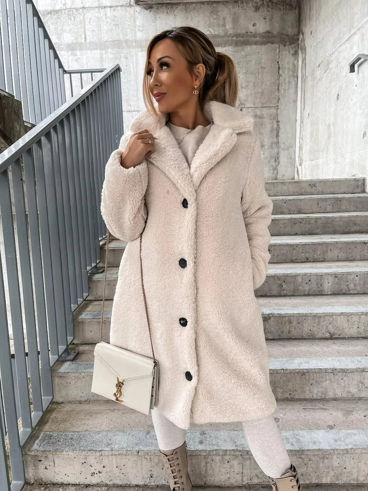 Women's Plush Trenchcoat for Everyday Elegance (3)