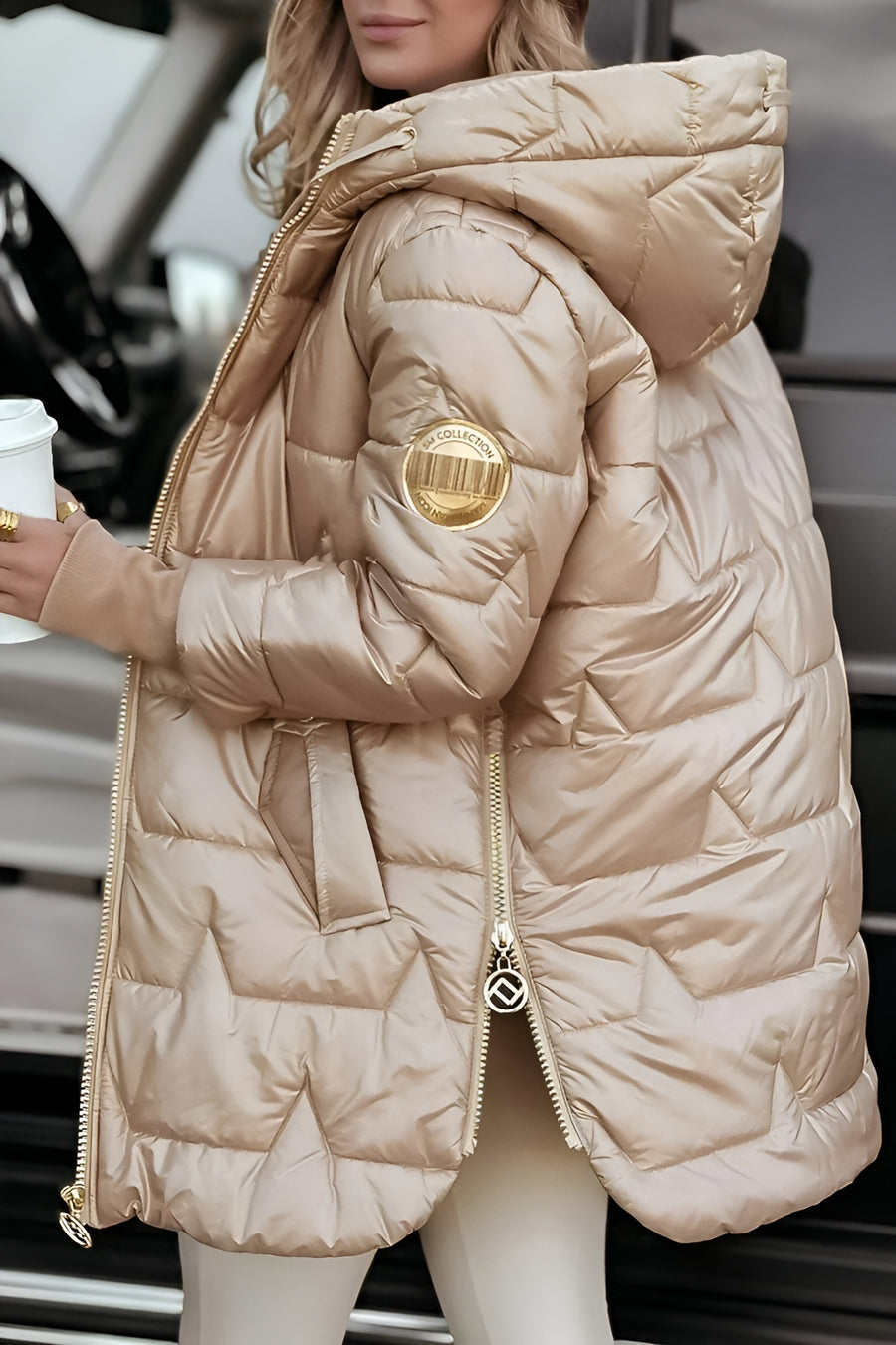 Women's Puffer Jacket with Hood for Fall (4)