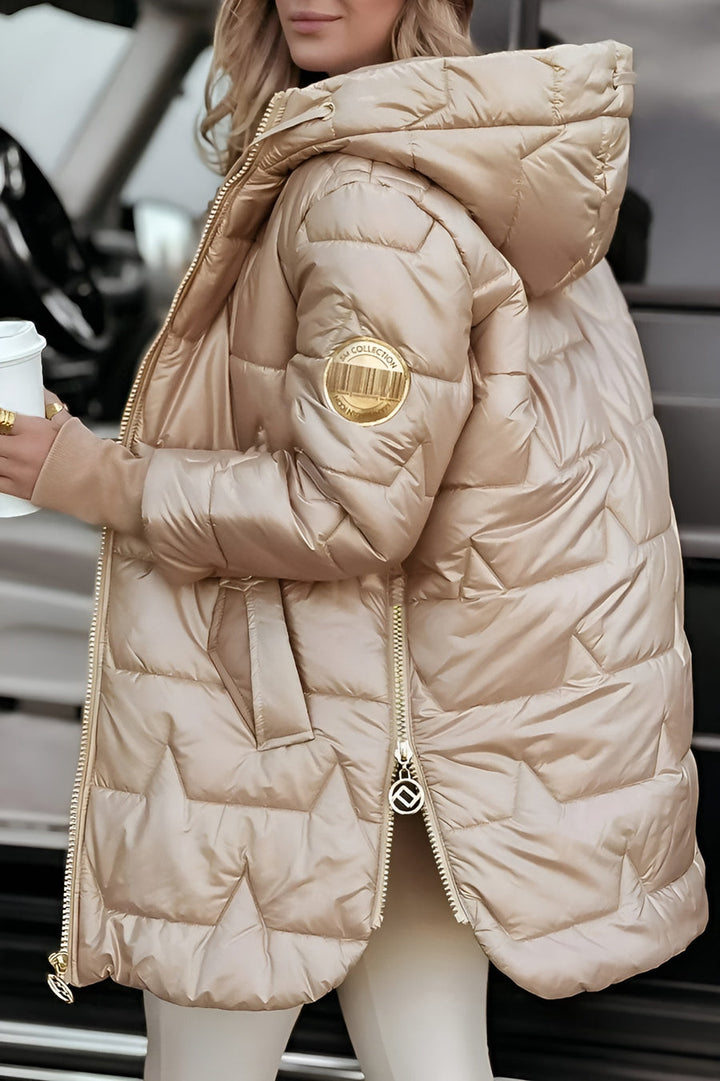 Women's Puffer Jacket with Hood for Fall (4)