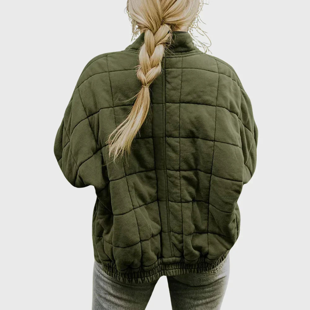 Women's Quilted Comfort Jacket for Fall (2)