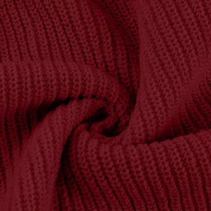 Women's Red Sweater Dress for Fall (6)