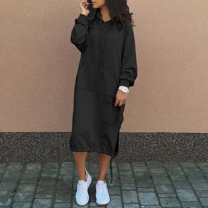 Women's Relaxed Oversized Sweater Dress for Fall (2)
